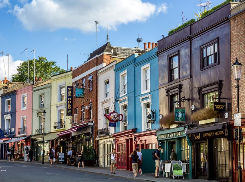 QMU, Excursions – Notting Hill & Portobello Rd
