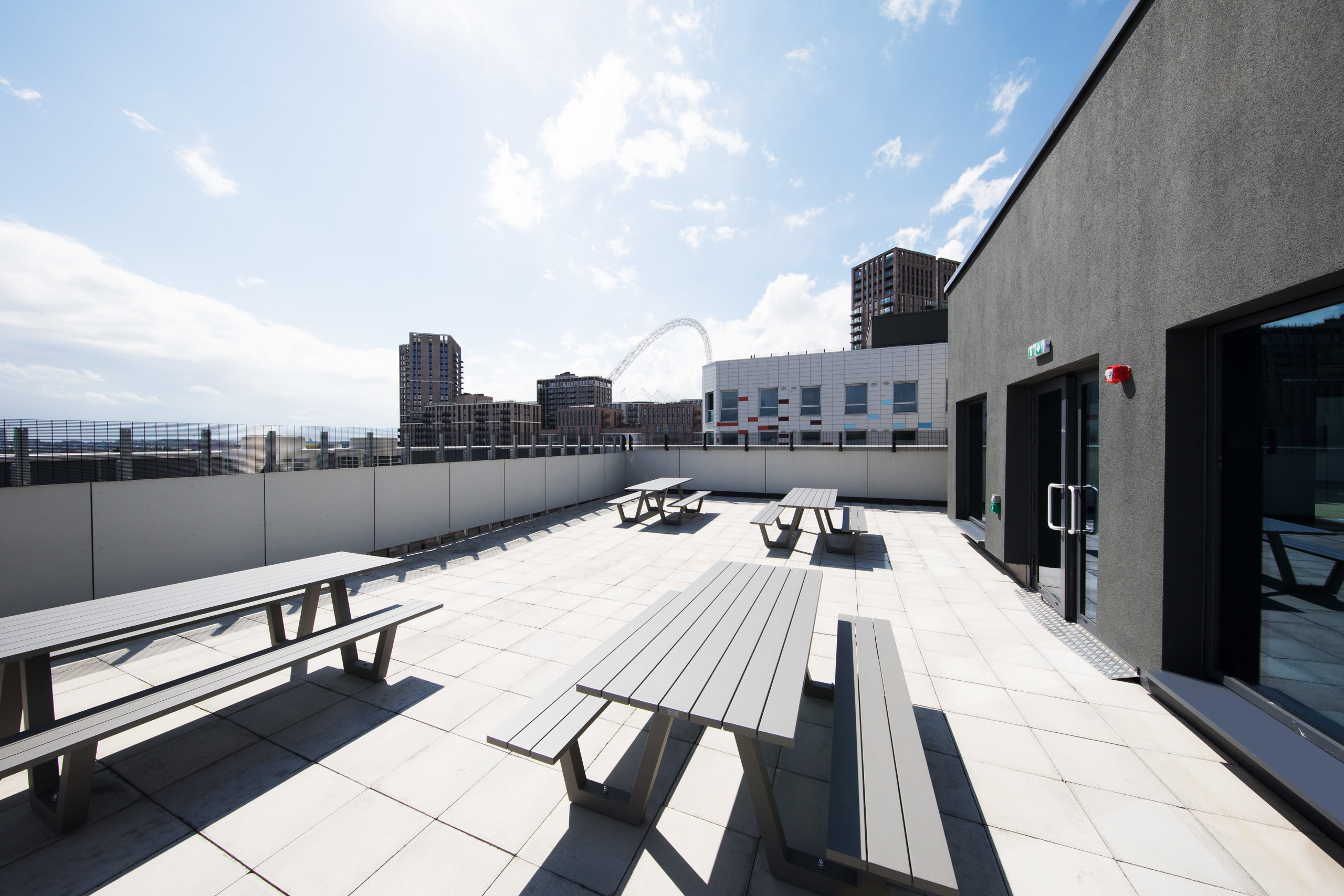 UCFB Roof terrace